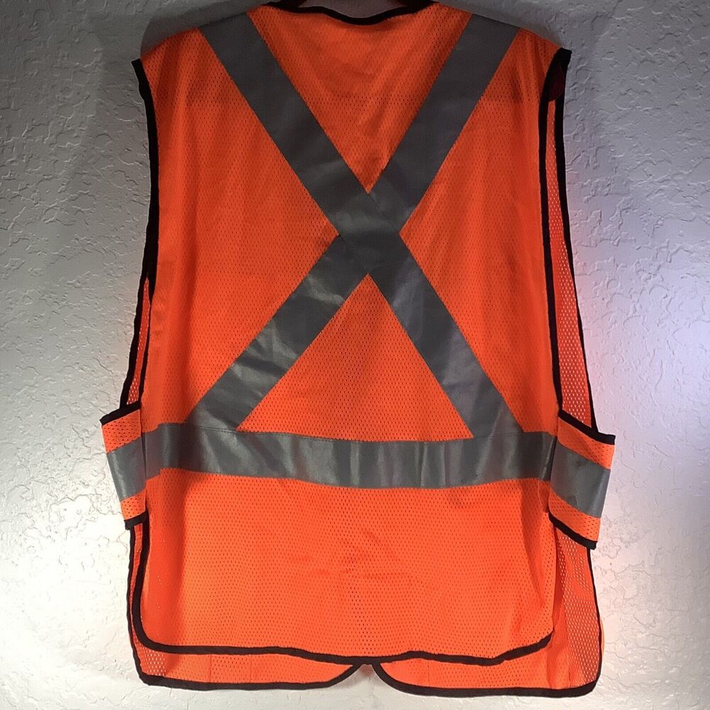 3M Scotchlite Reflective Material 94625 CLASS 2 Construction Safety Vest - OSFM‎ - Picture 2 of 6